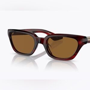 KHAITE X OLIVER PEOPLES
1983C Acetate & gold- tone Sunglasses in Red